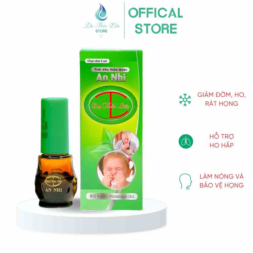 Tinh Dầu An Nhi Dạ Thảo Liên ( 5ml) Thảo Dược Thiên Nhiên giúp làm sạch, thông thoáng đường hô hấp