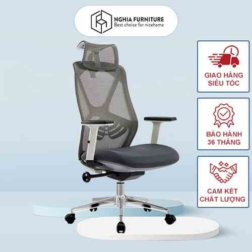 Ghế công thái học Nghia Furniture Ergonomic Spider 01 bảo vệ cột sống hiệu quả