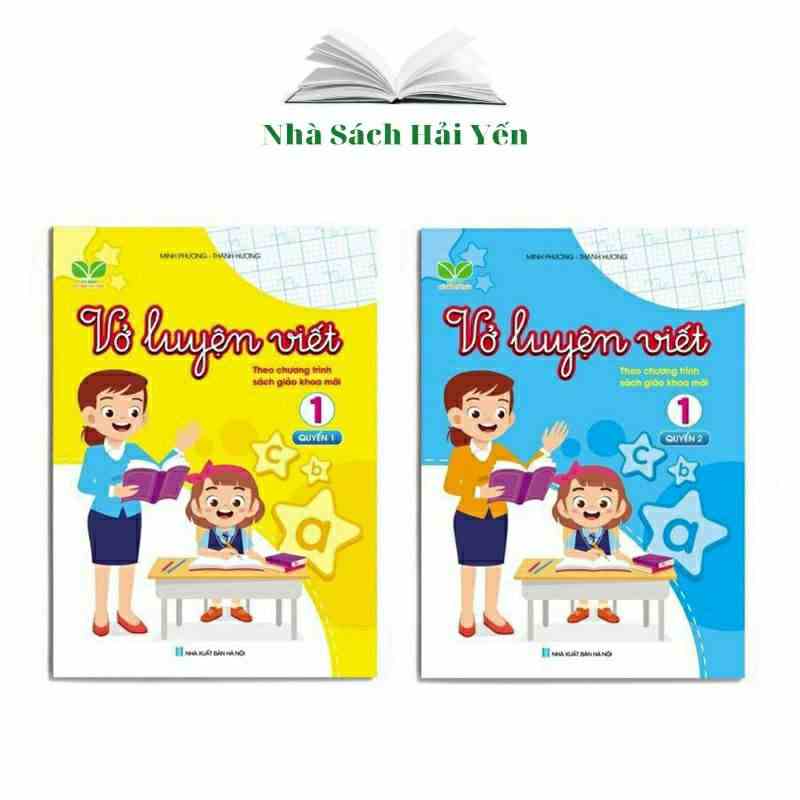 Sách - Vở luyện viết lớp 1 theo chương trình sách giáo khoa mới Kết nối tri thức (2 quyển)