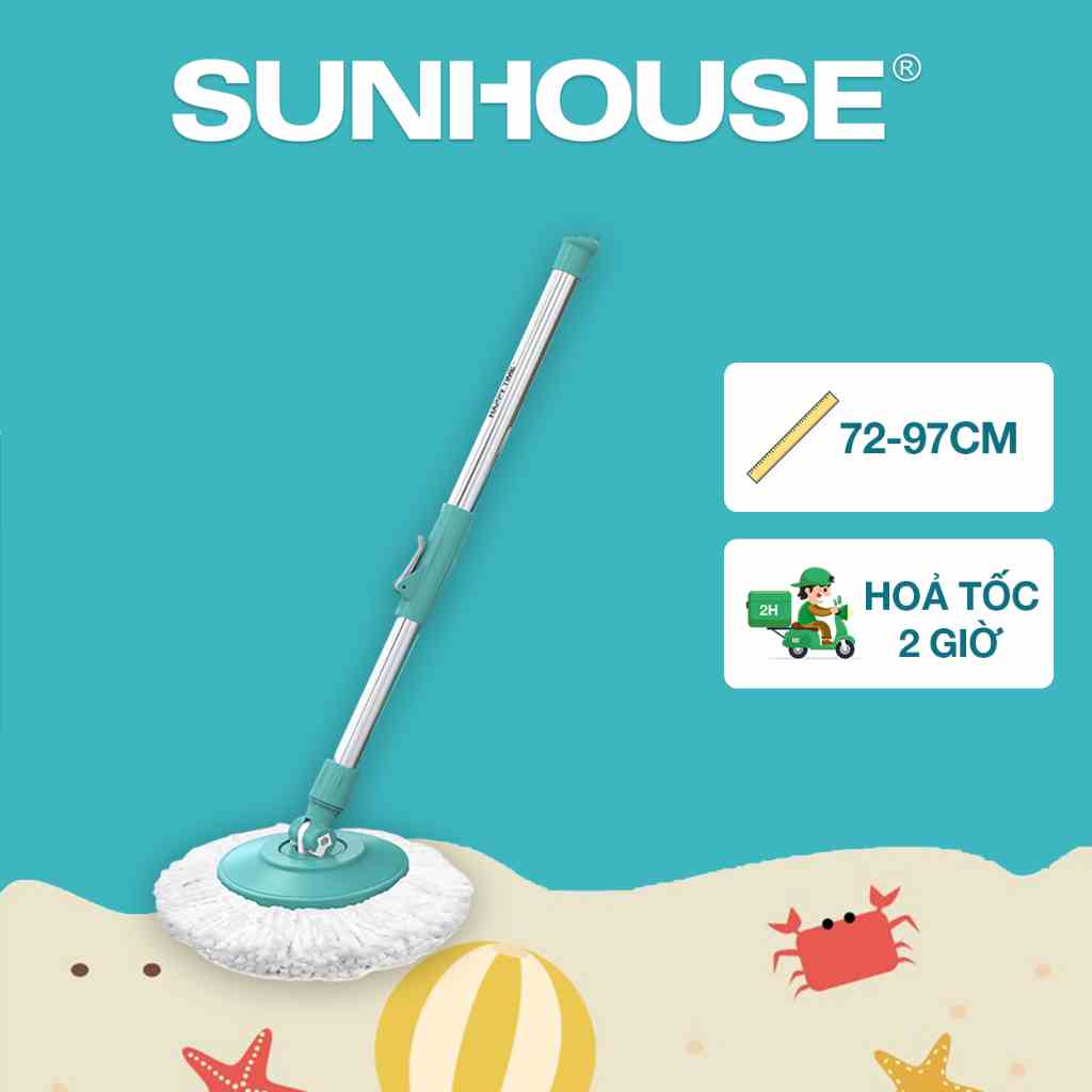 Cây lau nhà xoay 360 độ HAPPY TIME KH-MO330IB