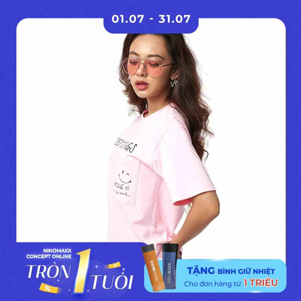 NINOMAXX Áo thun Graphic Nữ Cotton 2203029