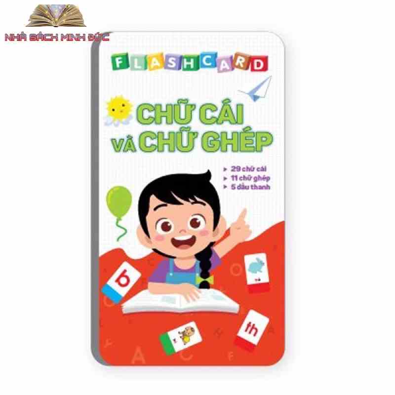 Sách - Flashcard 42 Thẻ Chữ Cái Và Chữ Ghép Đánh Vần Tiếng Việt