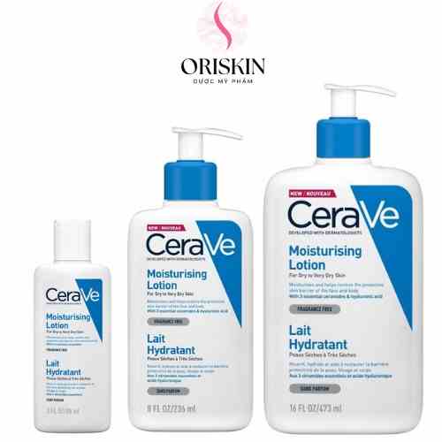 CeraVe - Sữa Dưỡng Ẩm Cho Da Khô Đến Rất Khô Dùng Cho Mặt Và Toàn Thân CeraVe Moisturising Lotion