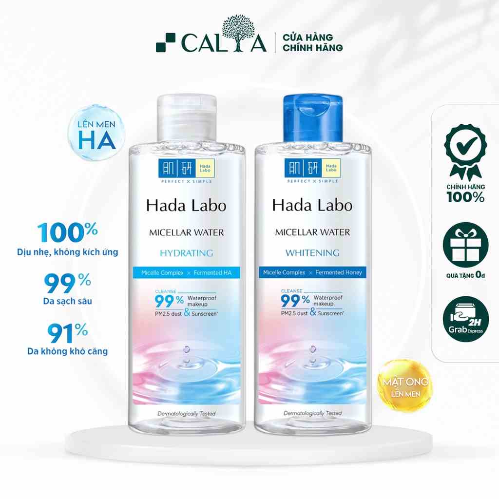 Nước Tẩy Trang Hada Labo Làm Sạch Sâu, Dưỡng Trắng, Cấp Ẩm Cho Da - Hada Labo Micellar Water 240ml