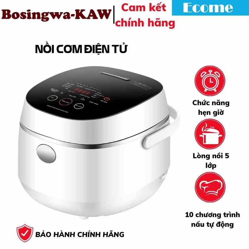 Nồi cơm điện tử Bosingwa-KAW RC-1.2D - Hàng chính hãng bảo hành 12 tháng