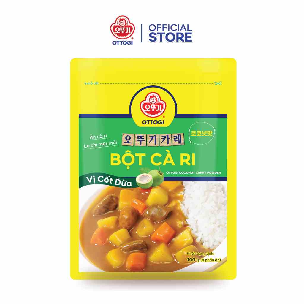 Bột cà ri vị cốt dừa Ottogi 100g