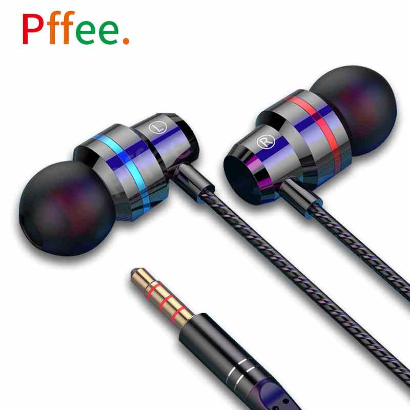 Tai nghe chụp tai PFFEE giắc cắm 3.5mm âm thanh siêu trầm có micro chất lượng cao