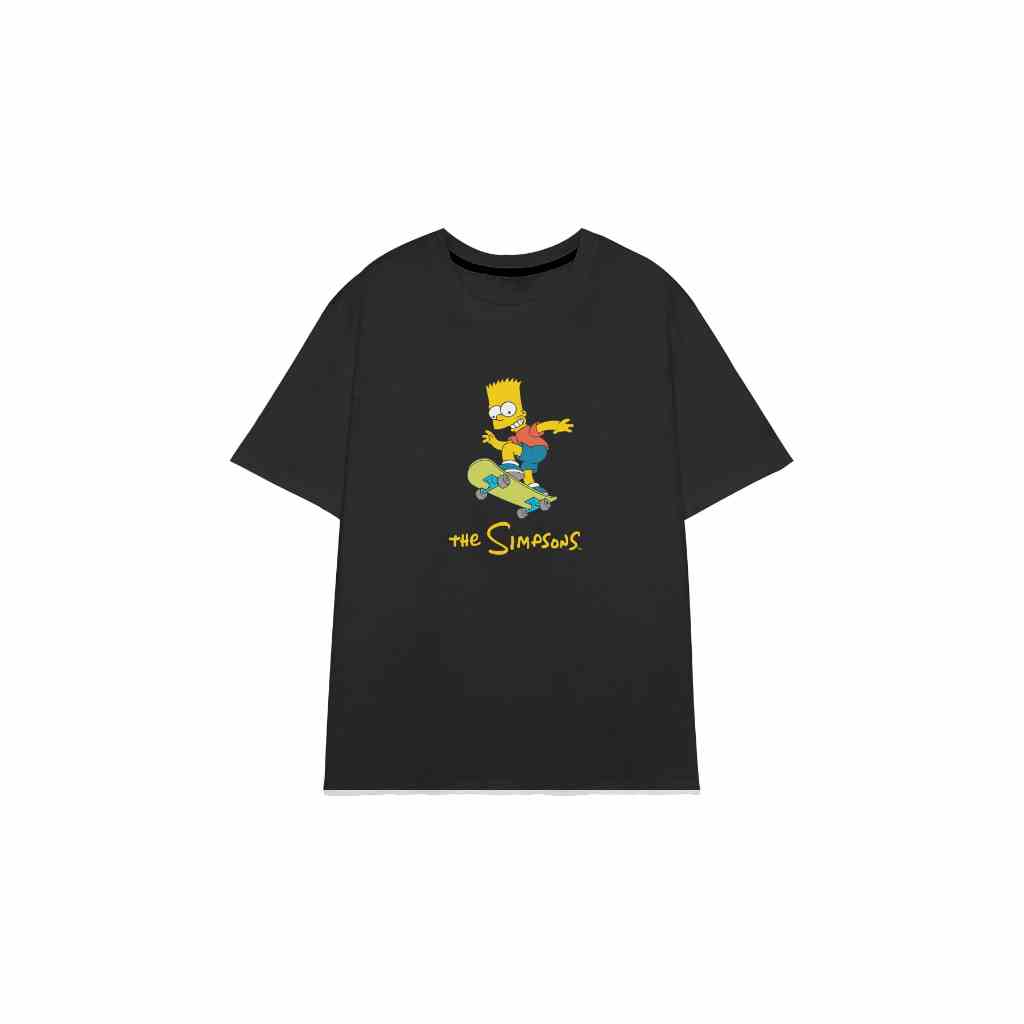 Áo Thun Unisex BOO Dáng Regular In Graphic  BART THE SIMPSONS