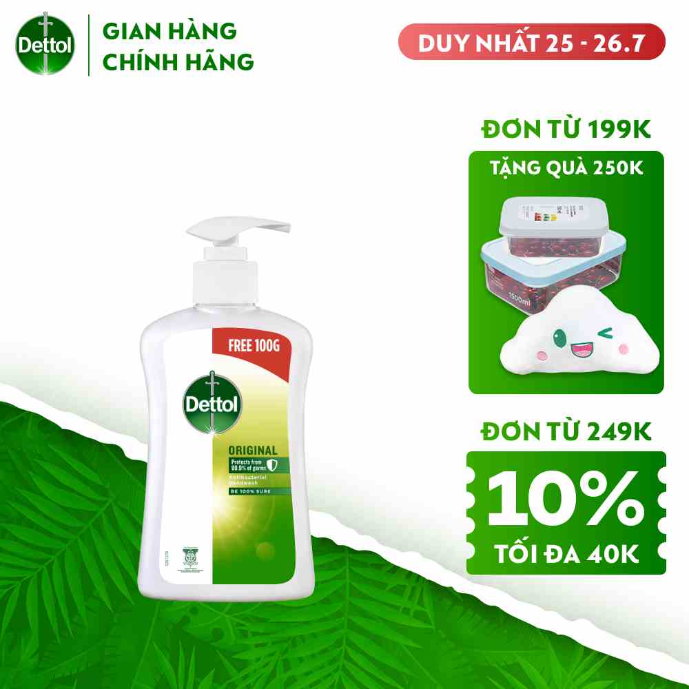 NƯỚC RỬA TAY DETTOL KHÁNG KHUẨN – CHAI 500G SIÊU TIẾT KIỆM