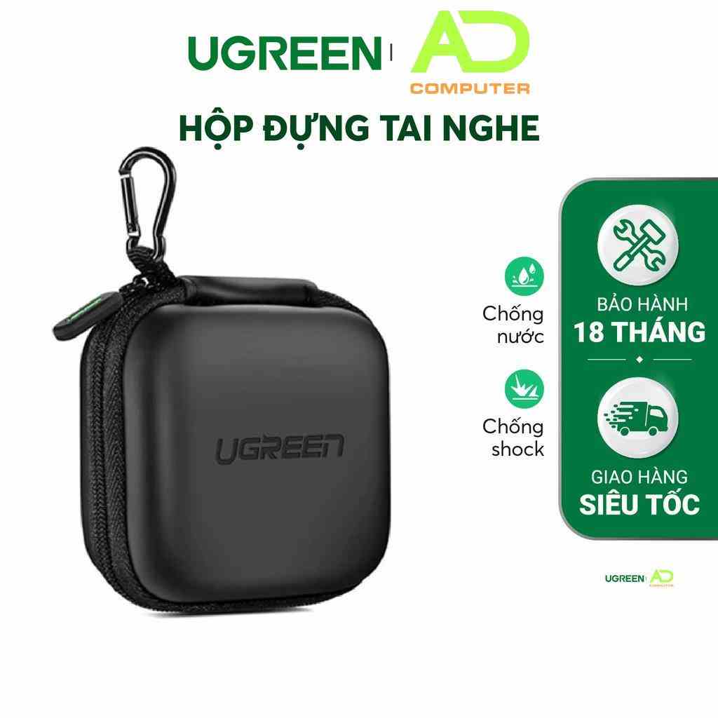 [Mã BMLTB35 giảm đến 35K đơn 99K] Hộp đựng tai nghe thẻ nhớ cáp USB chống sốc chống nước UGREEN 40816