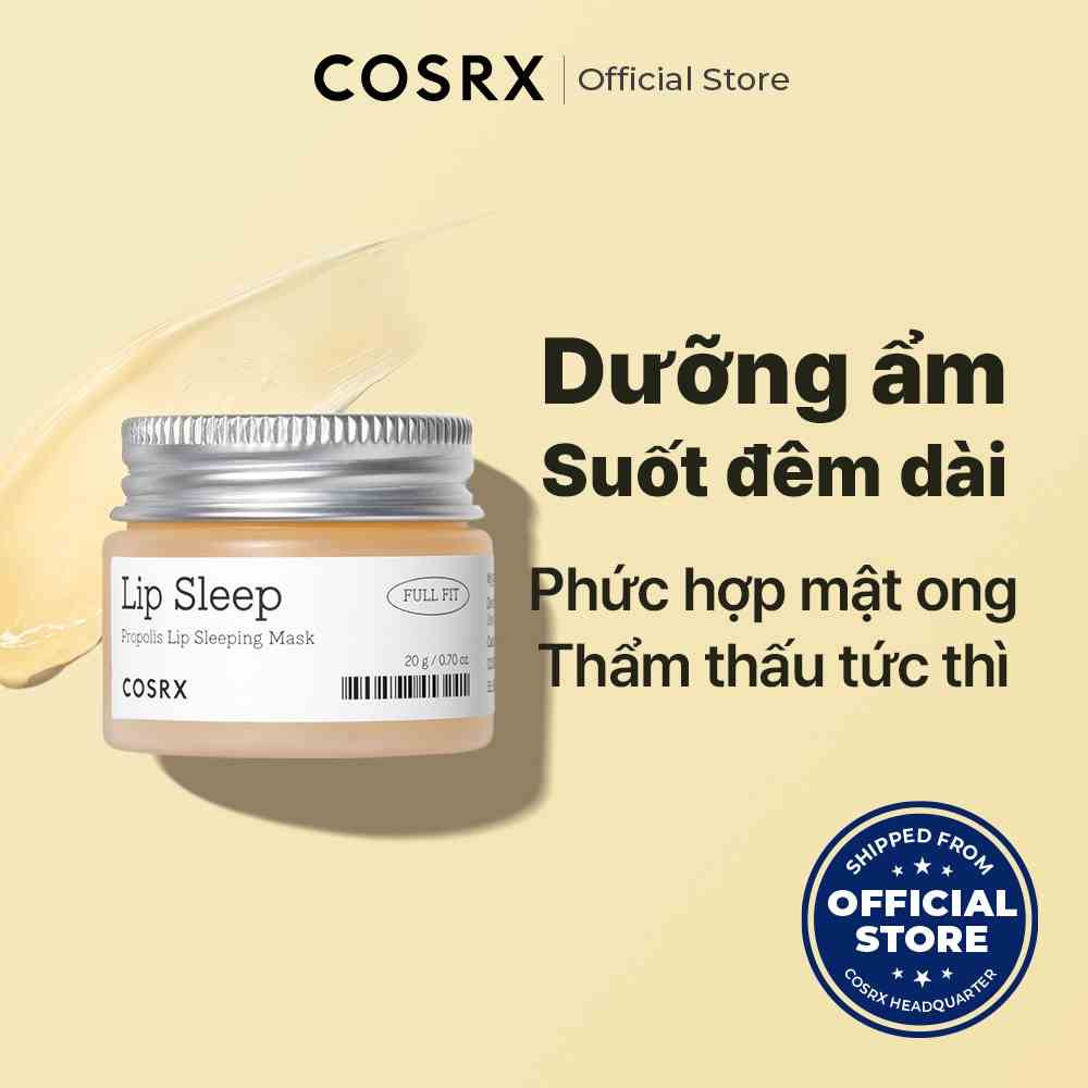 [COSRX OFFICIAL] Mặt nạ môi keo ong COSRX Propolis Lip Sleeping Mask 20g