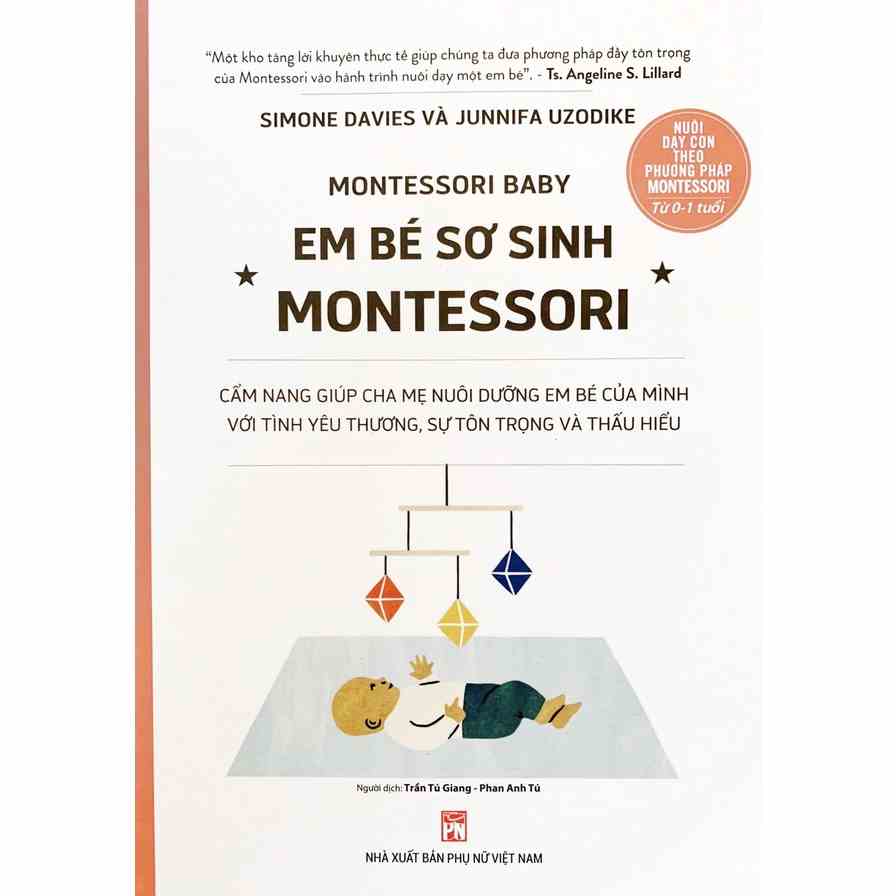 [Mã BMLTB35 giảm đến 35K đơn 99K] Sách - Em Bé Sơ Sinh Montessori - Davies, Uzodike