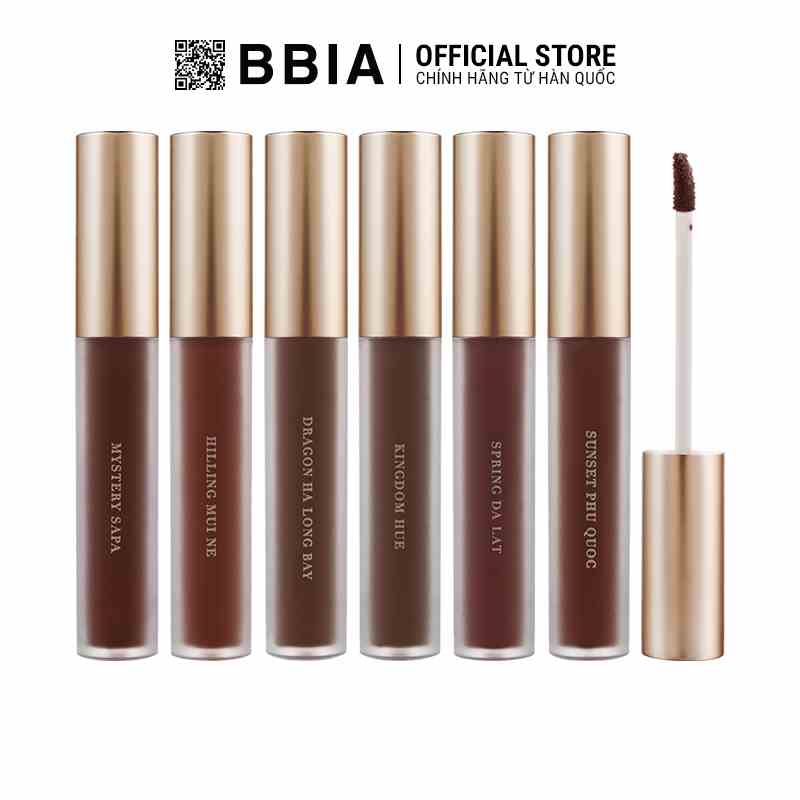 Son Kem Lì Bbia Last Velvet Lip Tint ASIA EDITION Version 2 (6 Màu) 5g Bbia Official Store