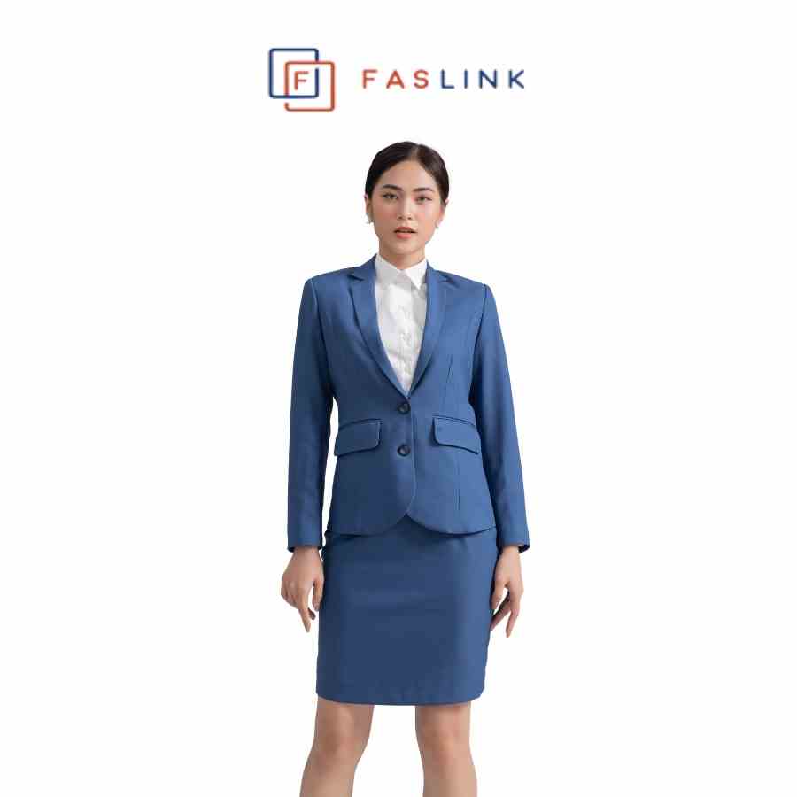 [Mã BMLTB200 giảm đến 100K đơn 499K] Áo Vest nữ công sở 2 nút dòng basic - Faslink