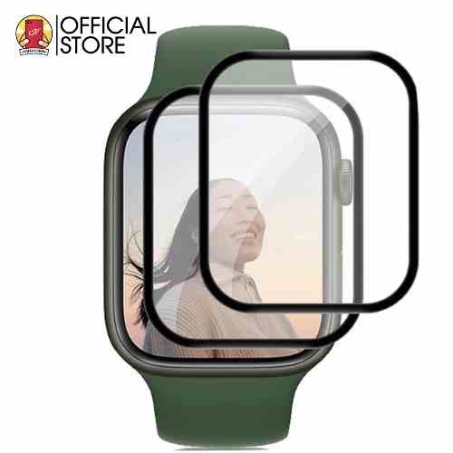 Miếng dán Kính Cường Lực Full Màn Đồng hồ Apple Watch Series 7/6/SE/5/4 iwatch 45/44/42/41/40/38mm 3D chống vỡ mHandtown