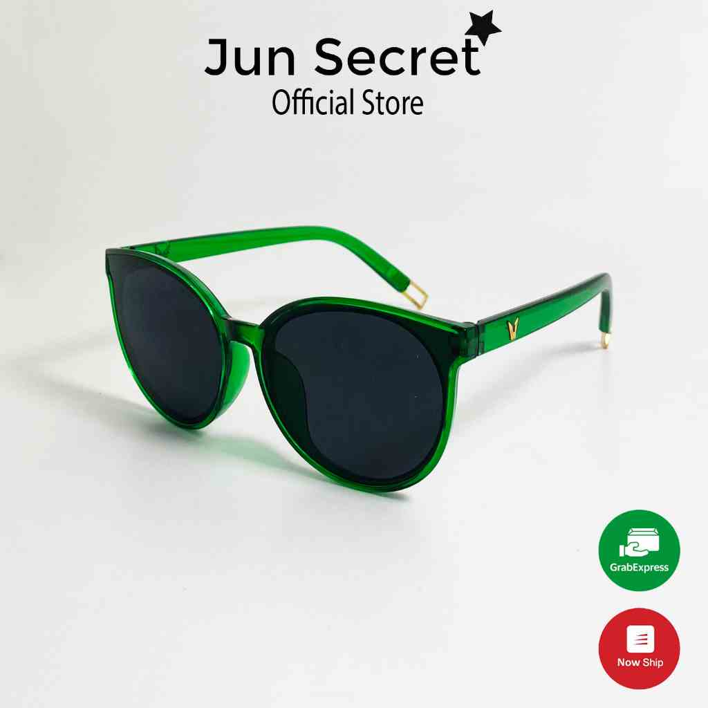 Kính mát trẻ em cao cấp Jun Secret gọng nhựa form ôm mặt, tròng chống tia UV dành cho bé từ 2 đến 7 tuổi JS30A39