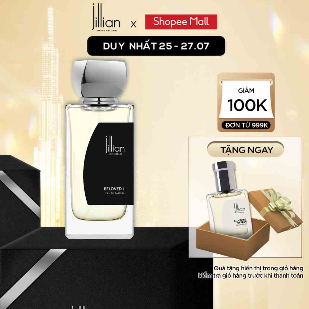 Nước hoa Jillian Nữ BELOVED J 50ml - nữ tính, thanh lịch, lôi cuốn