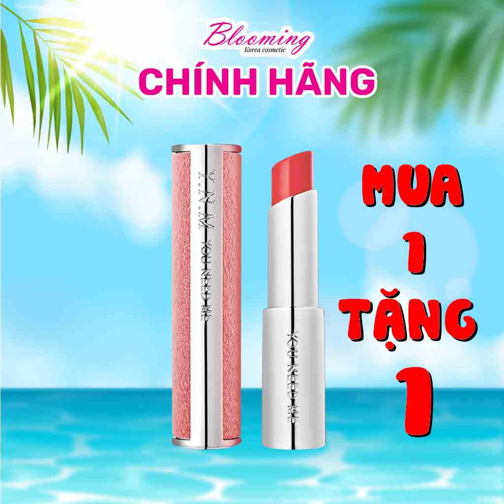 [Mã BMLTA35 giảm đến 35K đơn 99K] Son Dưỡng Lì Có Màu YNM Candy Pop Glow Melting Balm Coral Moment 3g/ Đỏ Hồng