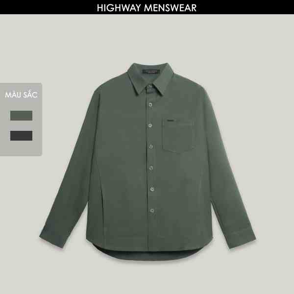 Áo sơ mi dài tay mềm mịn Highway ( Menswear ) Godrick