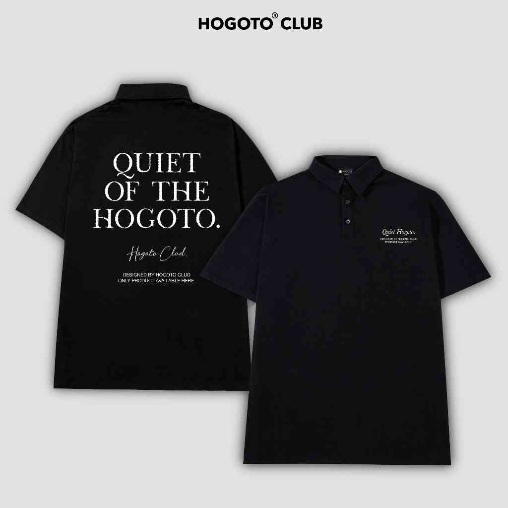 Áo POLO QUIET OF THE - shop Hogotoclub , nam nữ unisex 100% cotton cao cấp