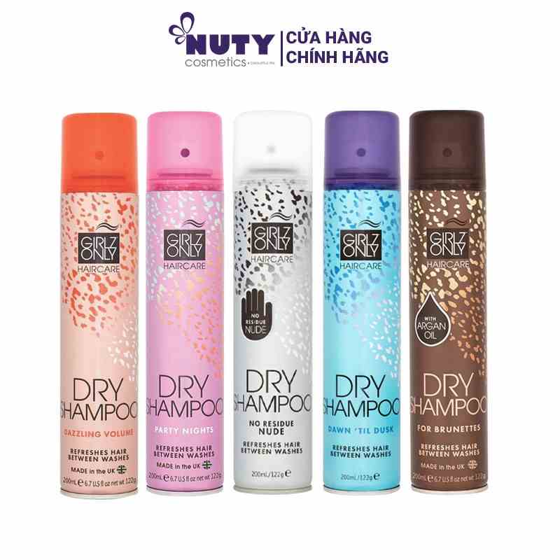 Dầu Gội Khô Girlz Only Dry Shampoo (200ml)