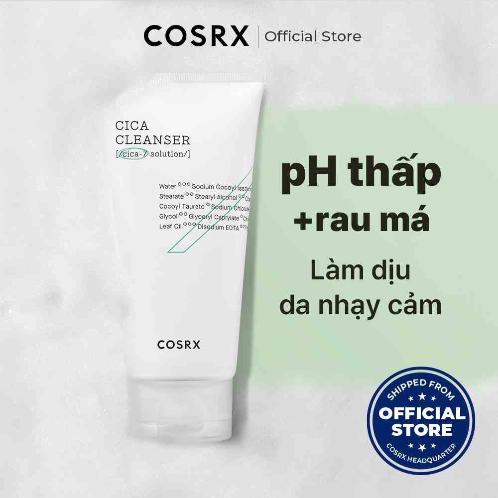 Sữa rửa mặt COSRX Pure Fit Cica 150ml thành phần dịu nhẹ