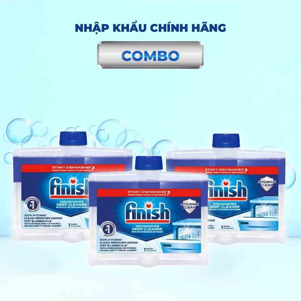 [Mã BMLTB35 giảm đến 35K đơn 99K] Combo dung dịch vệ sinh Finish: Combo 3 chai dung dịch vệ sinh