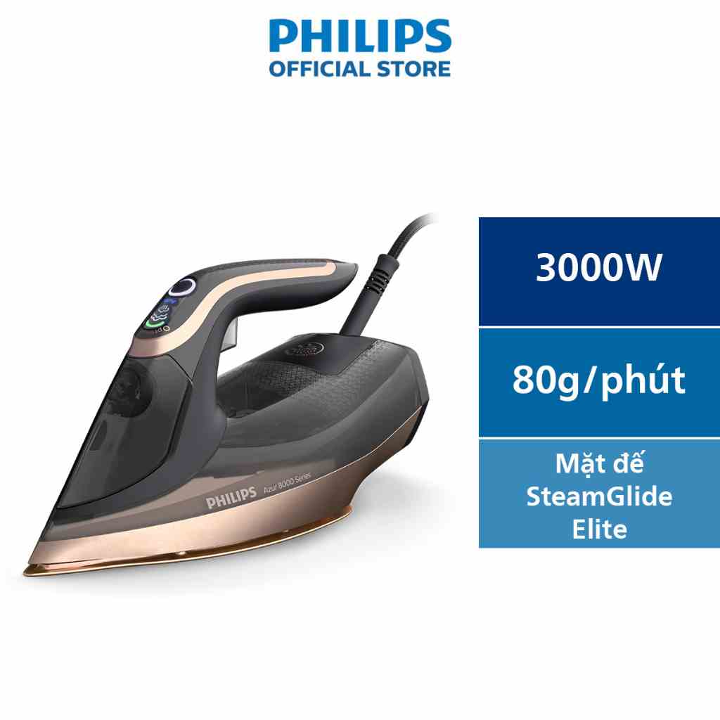 Bàn ủi hơi nước Philips DST8041/80 |3000W | - Hàng Chính Hãng