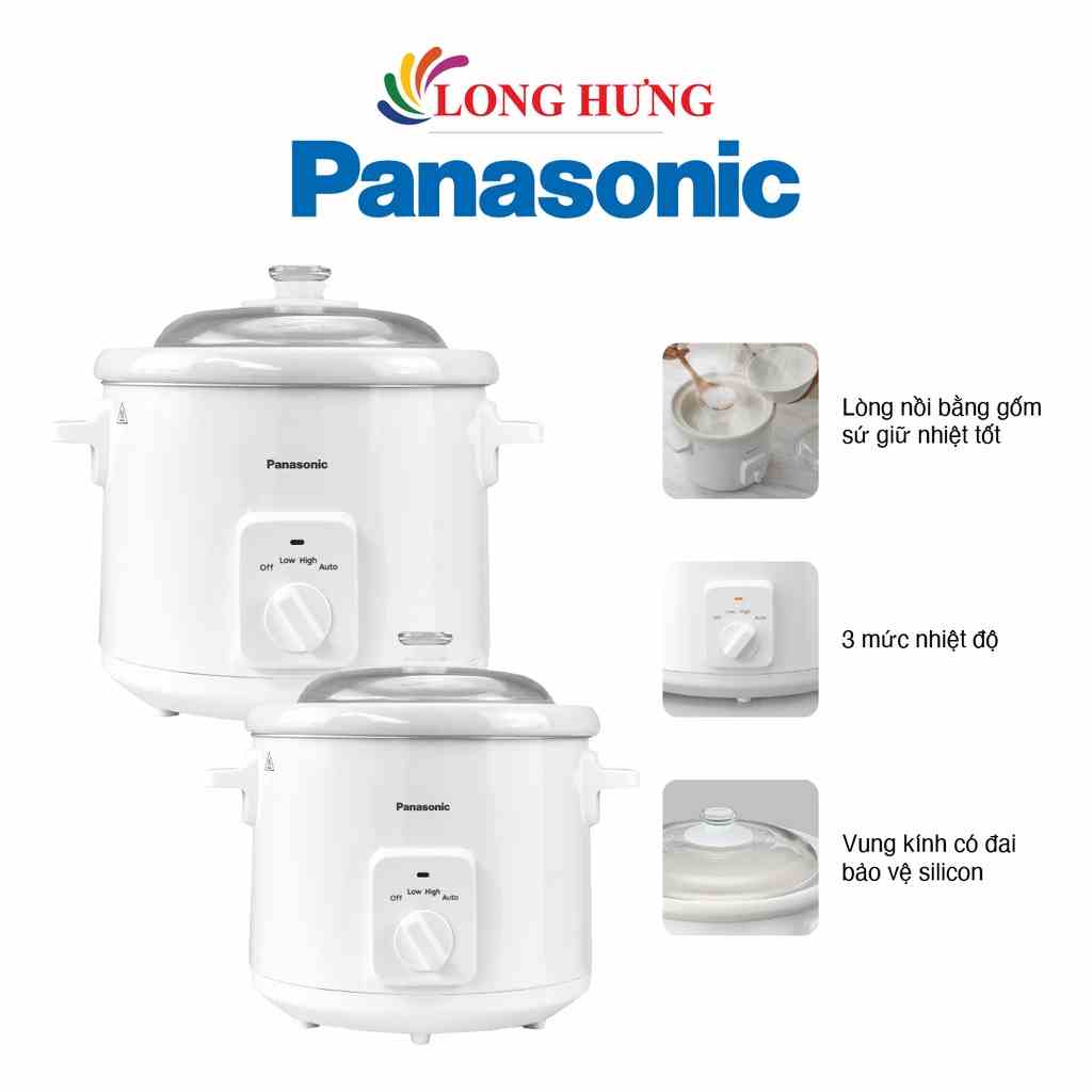 Nồi nấu chậm Panasonic 3 lít NF-N31AWRA/5 lít NF-N51AWRA - Hàng chính hãng