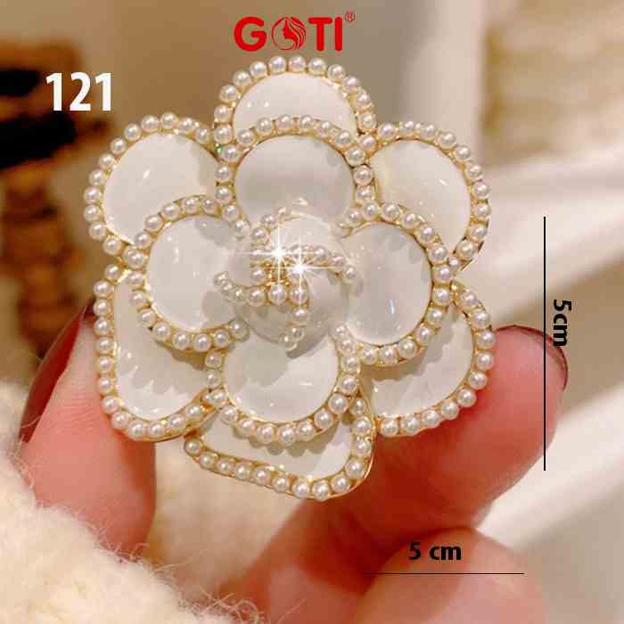 GOTI - Set Ghim Cài Áo Hình Hoa Cao Cấp Sang Trọng Kiểu Charm Trang Trí Váy Đầm Dành Cho Nữ GTCA2