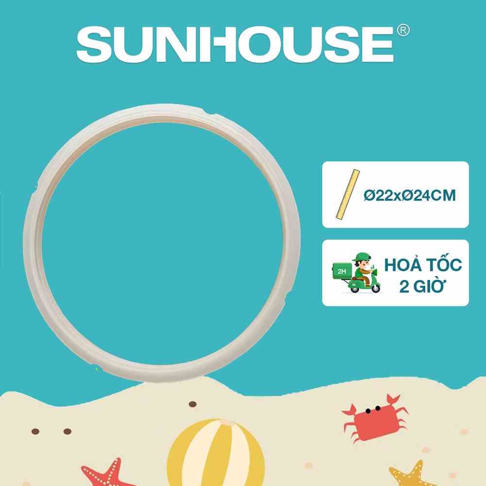 Linh kiện gioăng nồi áp suất SUNHOUSE SH1550 SHD1552 SHD1755 SHD1756 SHD1669 SHD1767 SHD1657 SHD1653 SHD1585 SHD1586