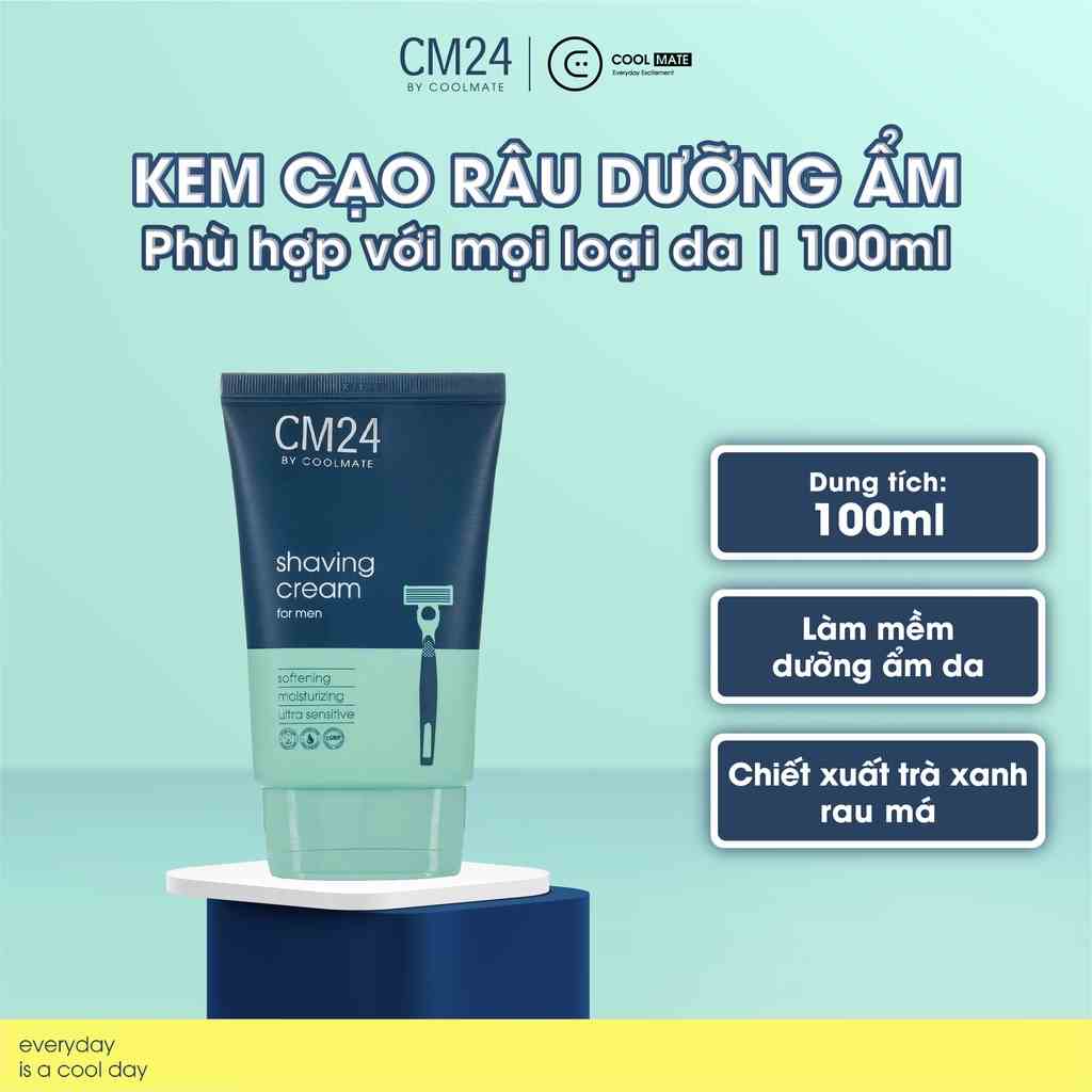 Kem cạo râu có dưỡng ẩm 100ml - thương hiệu CM24