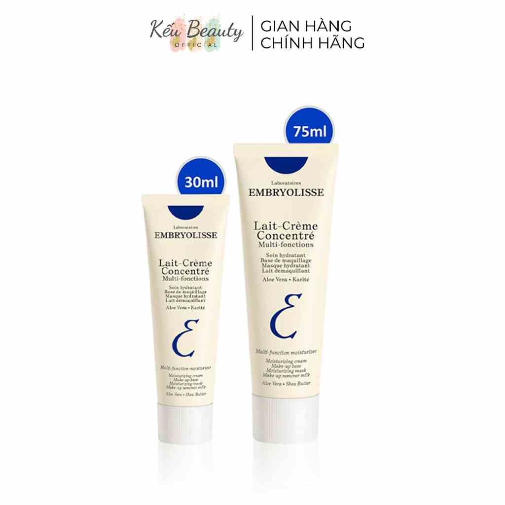 Kem Dưỡng Ẩm, Sáng Bóng, Siêu Phục Hồi Da Embryolisse Lait Creme Concentre (2ml/30ml/75ml)