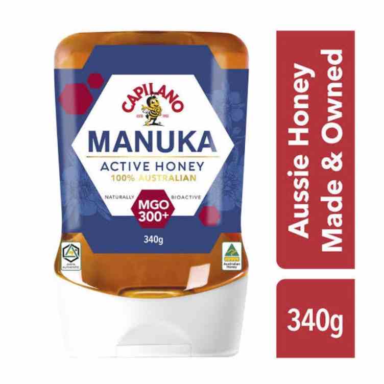 Mật ong Capilano manuka active honey MGO 300 +,  Bottles 340g Healthy care