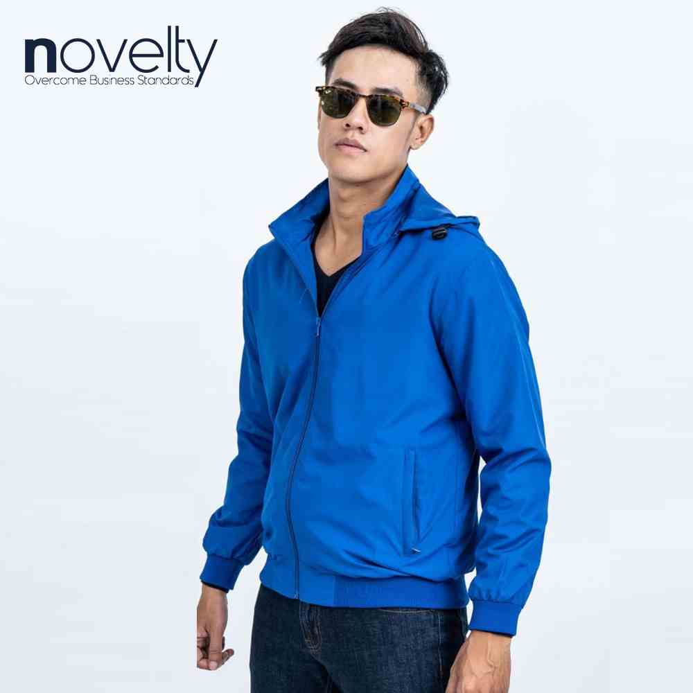 [Mã BMLTB35 giảm đến 35K đơn 99K] Áo Jacket nam Novelty 02 lớp màu xanh Coban 1806352