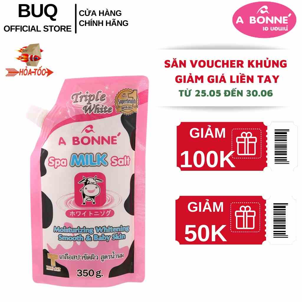 Muối Tắm Sữa Bò Tẩy Tế Bào Chết A Bonne Spa Milk Salt 350gr