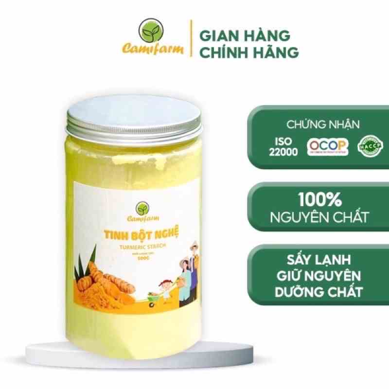 [Mã BMLTB35 giảm đến 35K đơn 99K] Tinh bột nghệ nguyên chất Camifarm - Lọ 500g