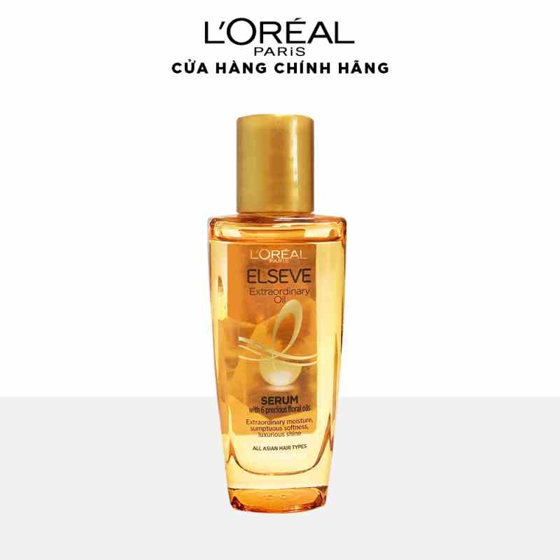 [Quà tặng không bán] Dầu dưỡng tóc chiết xuất tinh dầu hoa LOreal Paris Elseve Extraordinary Oil 30ml