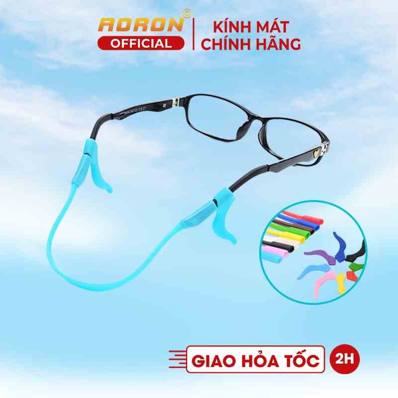 Bộ Gài Kính Chống Rơi Khi Hoạt Động Thể Dục Thể Thao, Vận Động Mạnh Chất Liệu Silicone Đàn Hồi Tốt AORON