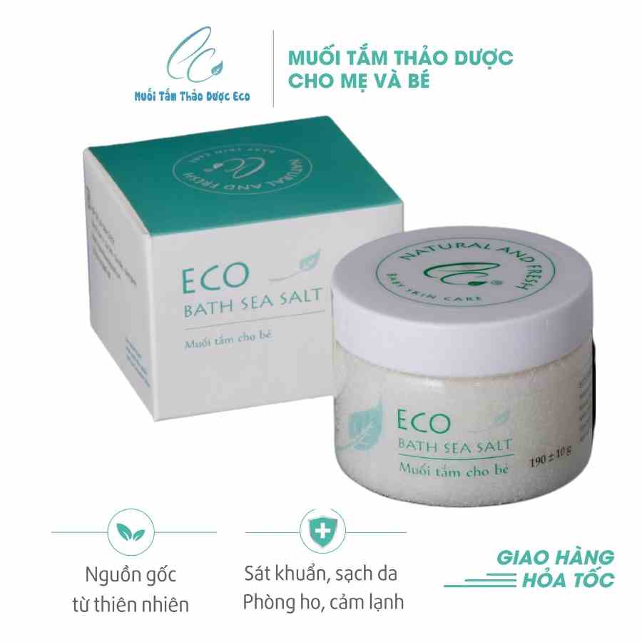 [Mã BMLTB200 giảm đến 100K đơn 499K] Muối tắm bé Sinh Dược Eco 200g