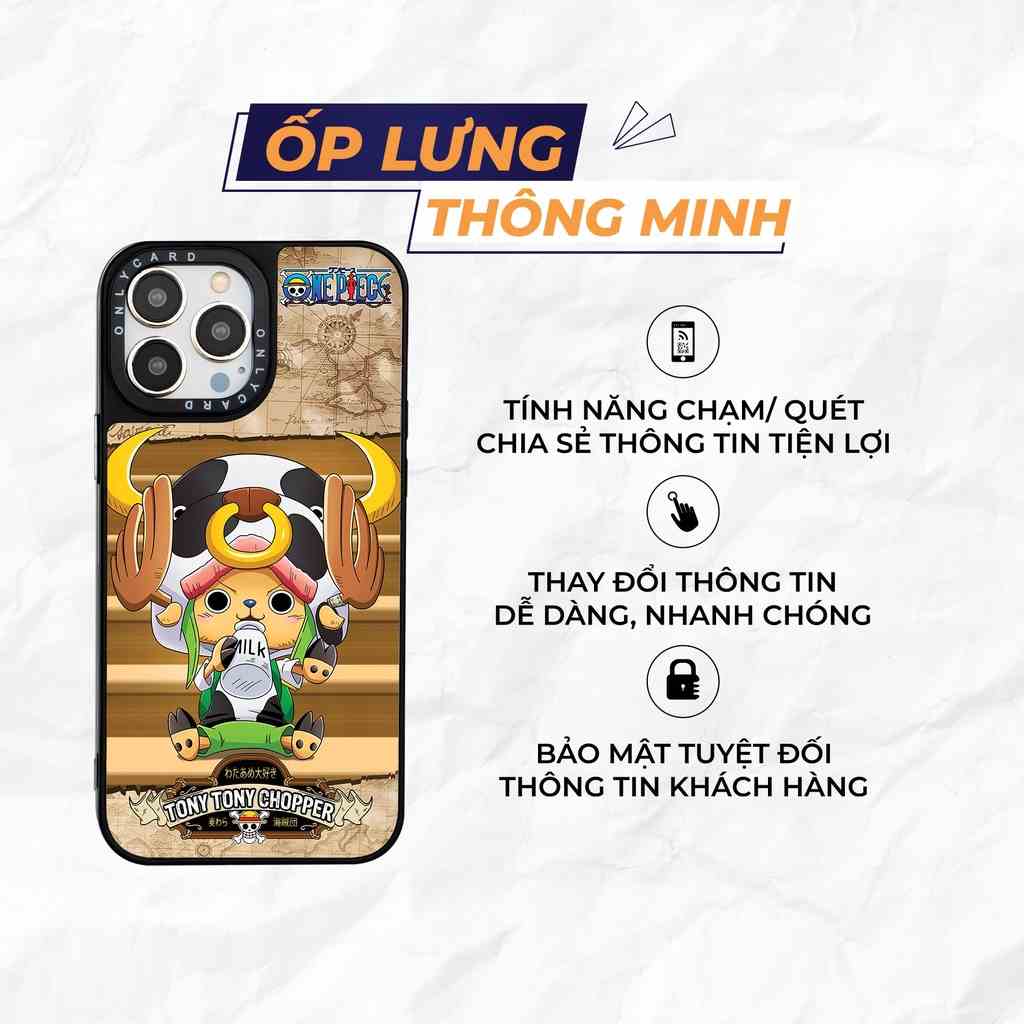 Ốp lưng thông minh ONLYCASE_TONY_58/Onlycard Dành cho các dòng IPhone 7/7plus/8/8plus/x/xr/xs/11/12/13/pro/promax