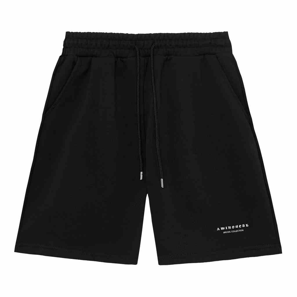 [Mã BMLTB35 giảm đến 35K đơn 99K] Quần Short Nam Nữ Unisex AMIHOUSE Special Collection Premium / Đen PS028