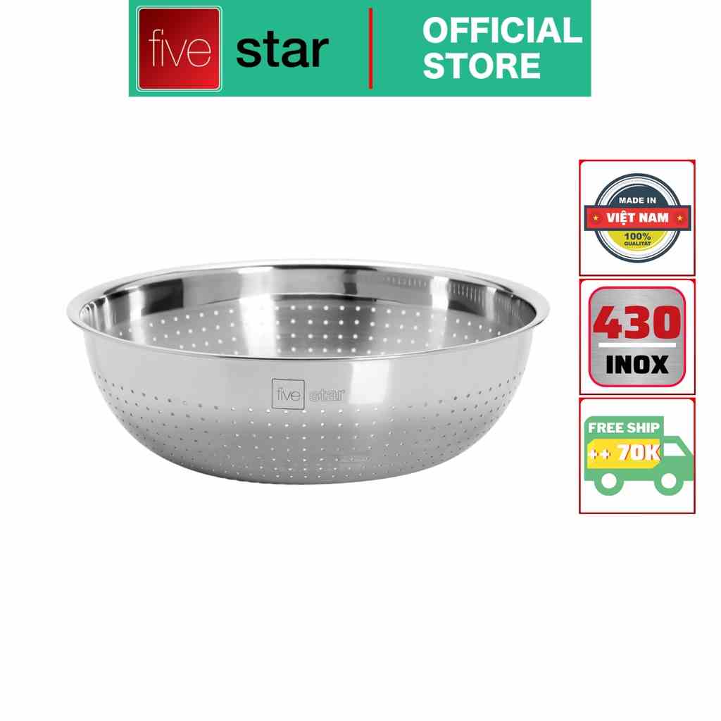 [Mã BMLTA35 giảm đến 35K đơn 99K] Rổ lưới inox cao cấp Fivestar 22cm / 26cm / 30cm