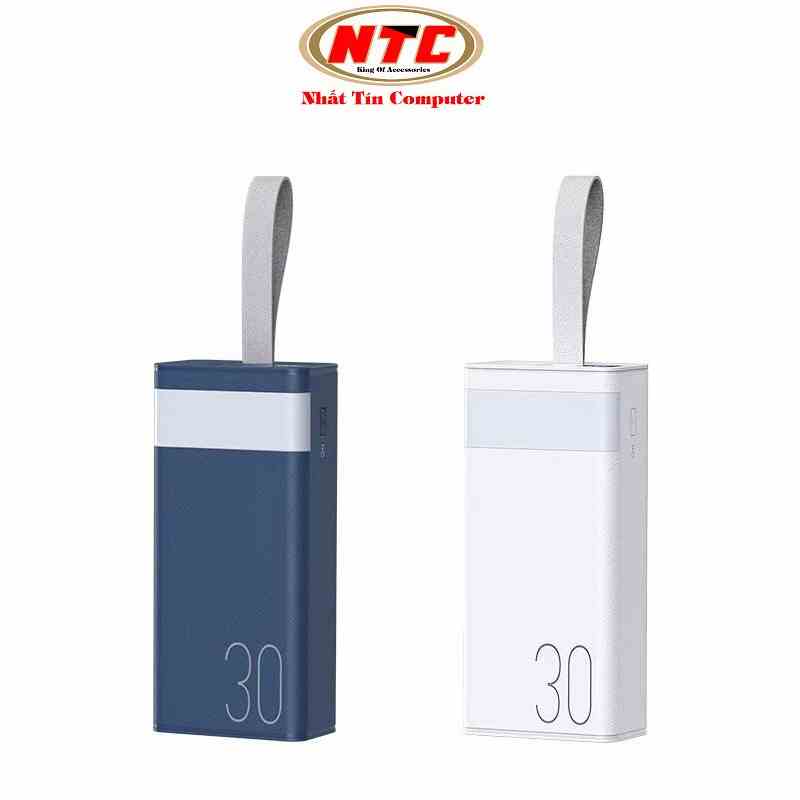 Pin dự phòng sạc nhanh Remax RPP-320 dung lượng 30000mAh có đèn pin - hỗ trợ QC 22.5 và PD 20W (2 màu tuỳ chọn)