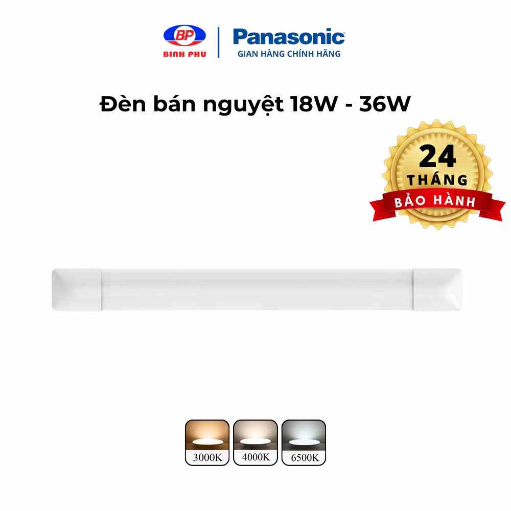 [Mã ICBFRI25 giảm 25K đơn 149K] Đèn bán nguyệt Panasonic Công suất 18W/36W Ánh sáng Ấm/Trung tính/Trắng