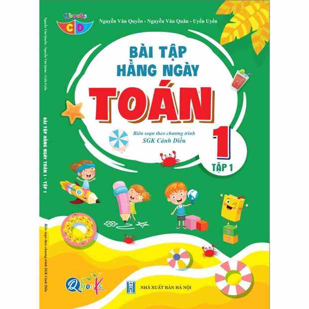 Sách - Bài Tập Hằng Ngày Toán Lớp 1 - Tập 1 - Cánh Diều