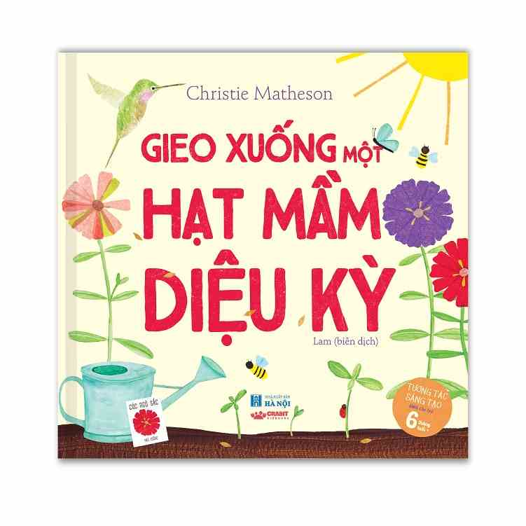 [Mã BMLTA35 giảm đến 35K đơn 99K] Sách - Gieo xuống một hạt mầm diệu kỳ - tương tác sáng tạo cho trẻ từ 6 tháng