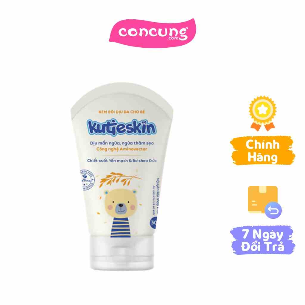 Kem bôi dịu da Kutieskin cho bé 30g