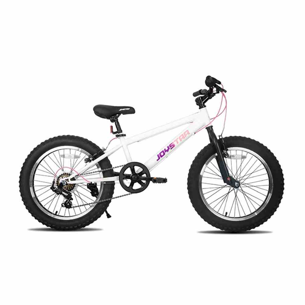 Xe đạp thể thao trẻ em bánh béo 20 Icnhs JOYSTAR BIKE 069. Lốp béo 7 tốc độ Shimano phanh kép