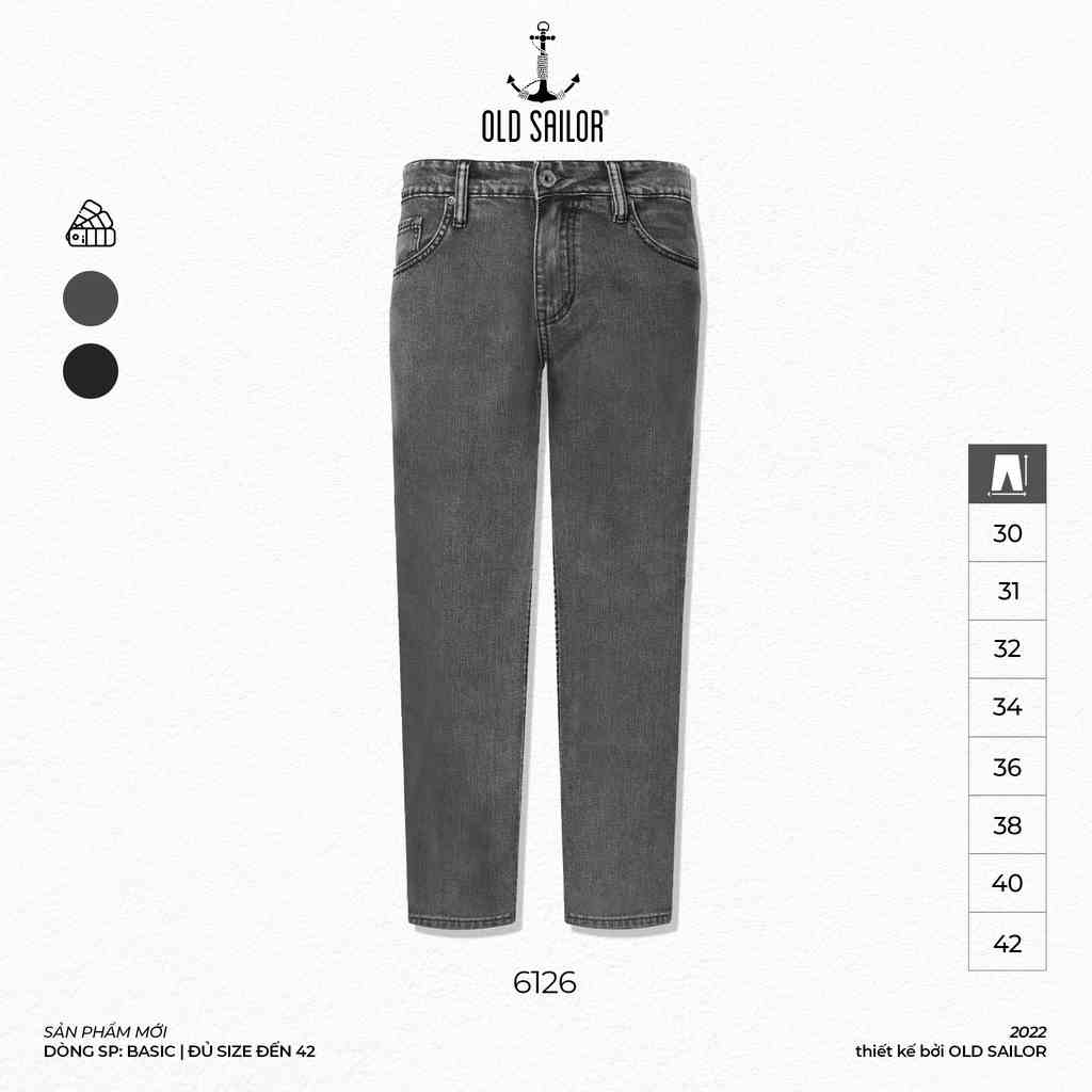 Quần Jean Nam OLD SAILOR Form Slimfit Chất Denim Co Giãn Thoải Mái Big Size